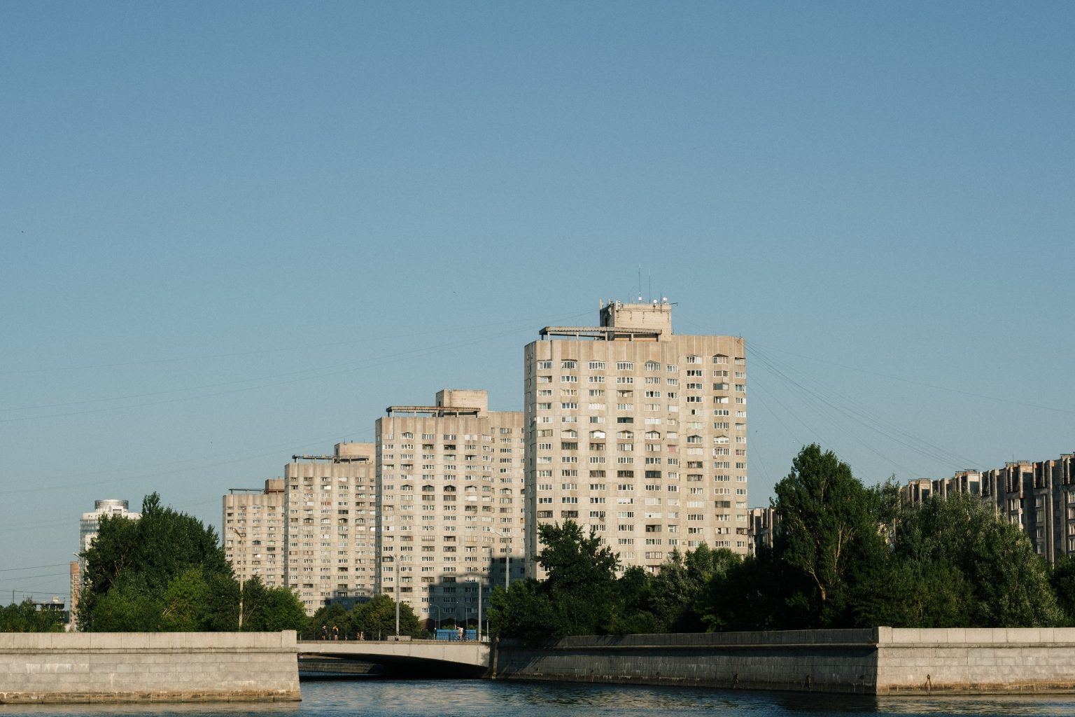 Vue de logement sociaux ou HLM